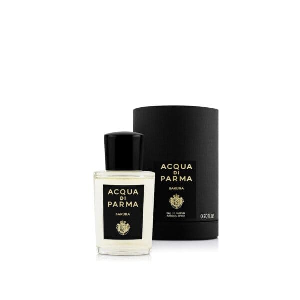 Acqua di Parma Sakura EDP 100ml perfume bottle with black packaging.