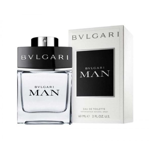 Elegant Bvlgari Man EDP 100ml perfume with sleek bottle and stylish packaging.