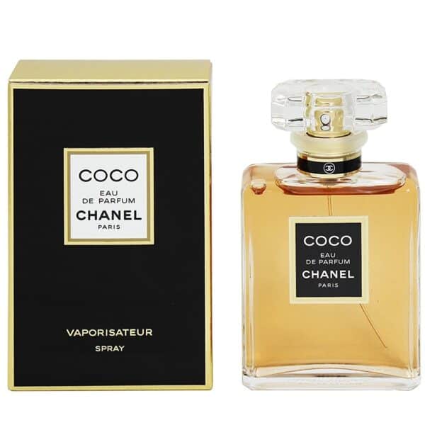 Elegant Chanel Coco EDP perfume for women, 100ml bottle with luxurious design.