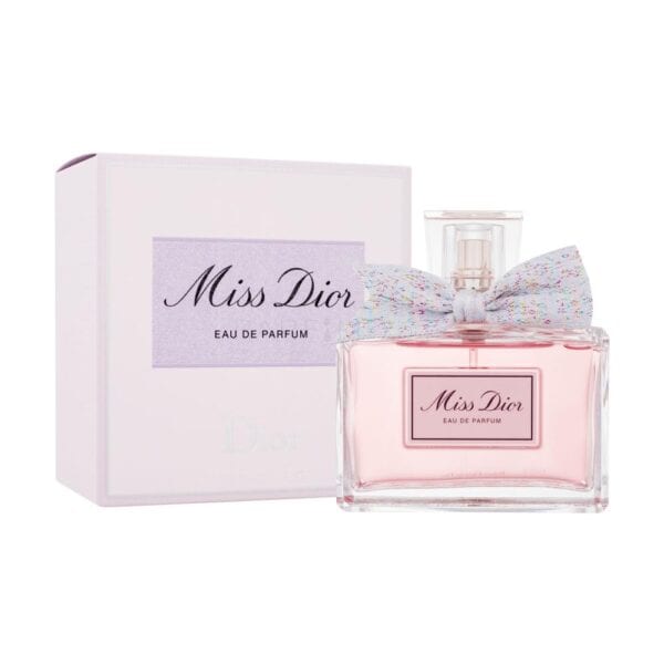 Miss Dior Miss Dior 2021 EDP 100ml perfume bottle with bow.