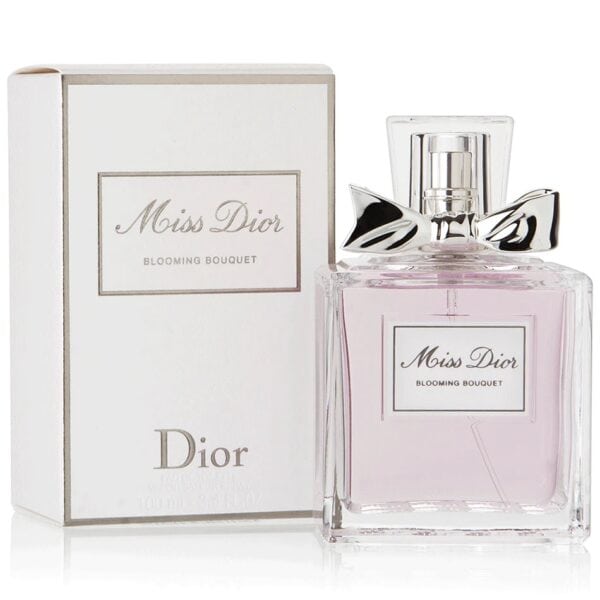 Miss Dior Blooming Bouquet perfume bottle with elegant packaging.