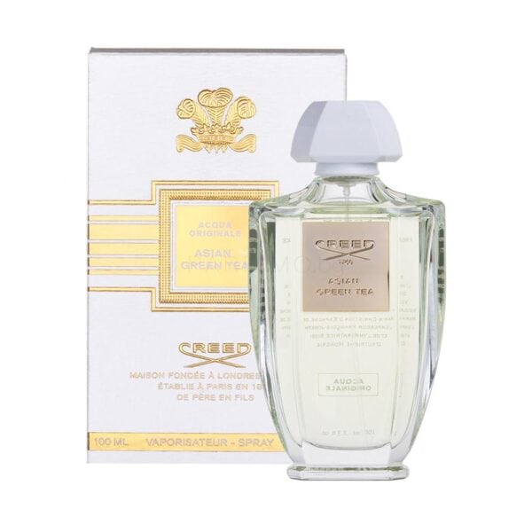 Creed Asian Green Tea fragrance bottle with packaging, fresh and elegant scent.