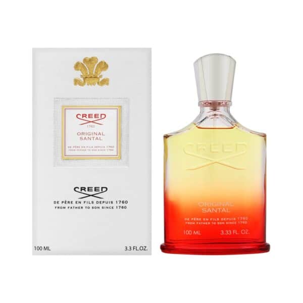 Creed Original Santal EDP 100ml fragrance bottle with elegant packaging.