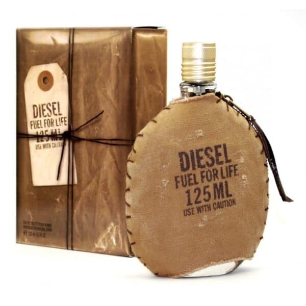 Diesel Fuel For Life 125ml perfume bottle with packaging.