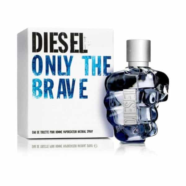 Diesel Only The Brave perfume bottle with packaging, men's fragrance, 125ml.