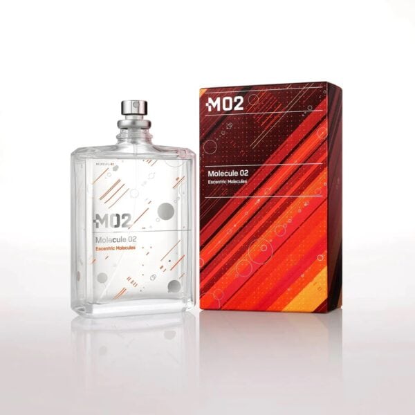 Escentric Molecules Molecule 02 EDT 100ml perfume bottle and packaging.