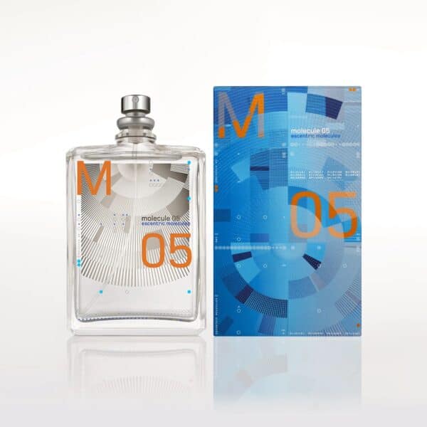 Escentric Molecules Molecule 05 EDT 100ml perfume bottle with packaging.