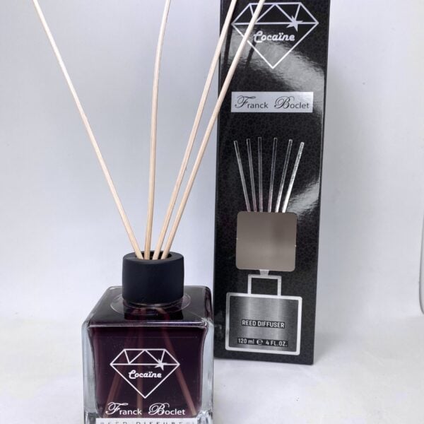 Diffuser with reed sticks for Cocaine fragrance by Franck Boclet.