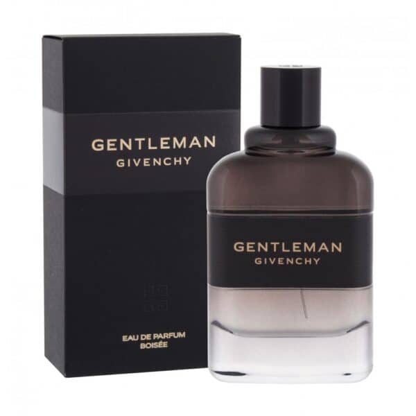 Elegant Gentleman Givenchy Boisee EDP 100ml fragrance in sleek packaging.