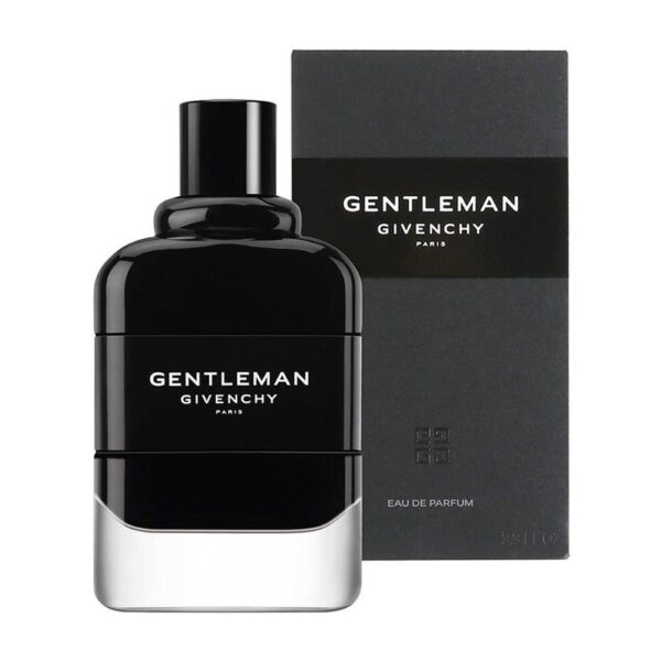 Gentleman Givenchy EDP 100ml fragrance bottle with sleek black and silver design.