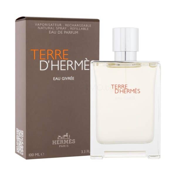 Hermès Terre D'Hermès Eau Givrée fragrance bottle with packaging.