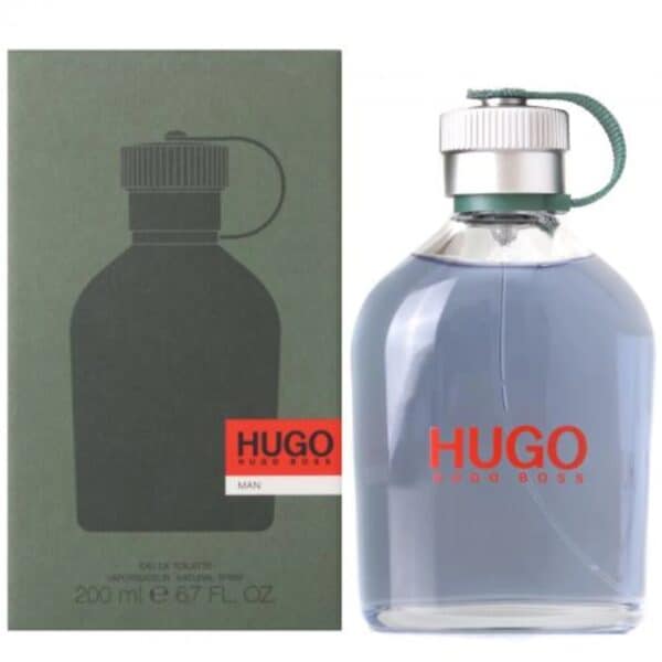 Hugo Boss Hugo EDT 150 ml fragrance bottle with sleek design.