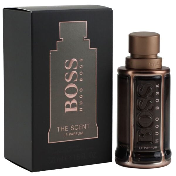 Hugo Boss The Scent Le Parfum EDP 100ml fragrance bottle with elegant packaging.