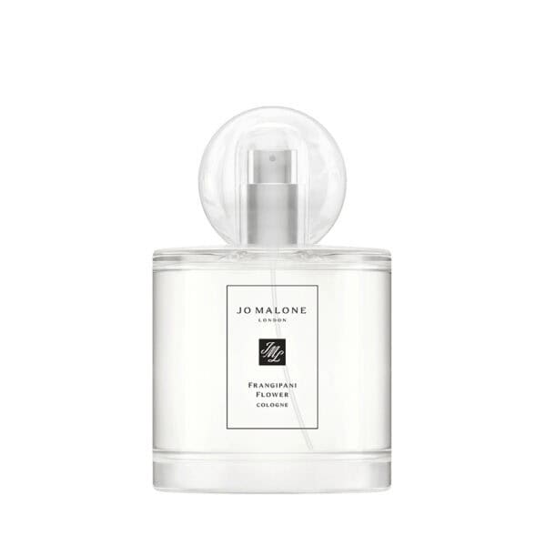 Frangipani Flower Cologne by Jo Malone in a sleek 100ml bottle. Elegant floral scent for a luxurious.