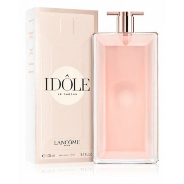 Lancome Idole EDP 75ml perfume bottle with packaging, elegant floral fragrance.