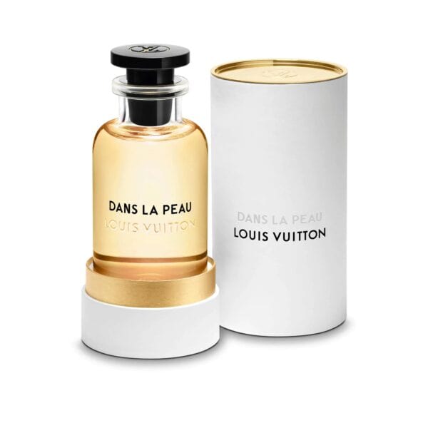 Louis Vuitton Dans La Peau EDP 100 ml perfume bottle with elegant packaging.