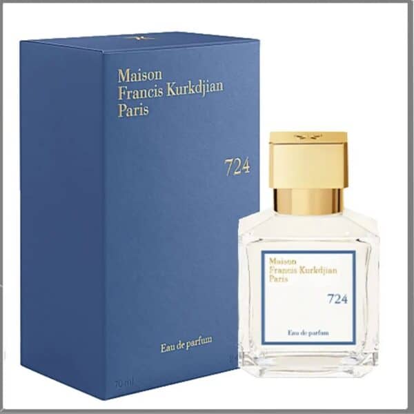 Maison Francis Kurkdjian Paris 724 EDP perfume bottle with box.