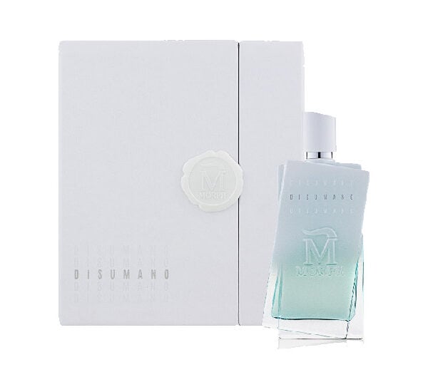 Disumano perfume bottle with elegant packaging, 100ml size.