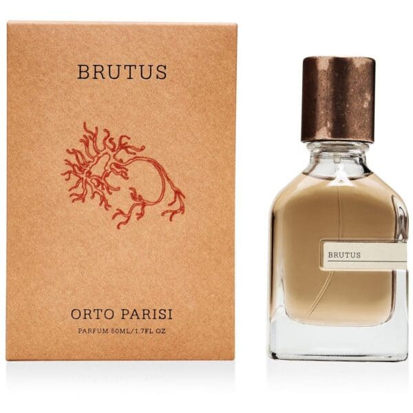 Brutus Parfum by Orto Parisi, 50ml fragrance bottle with minimalist design.