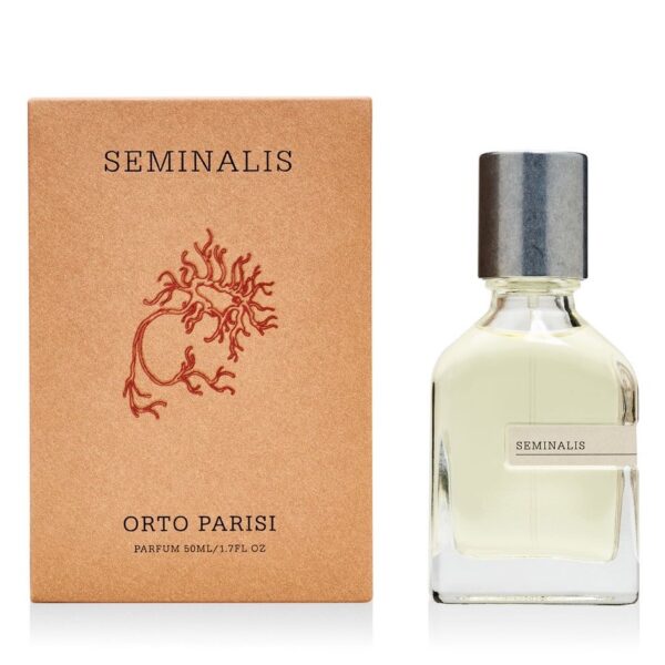 Elegant fragrance bottle with Seminalis Parfum 50ml, designed for luxury perfume lovers.