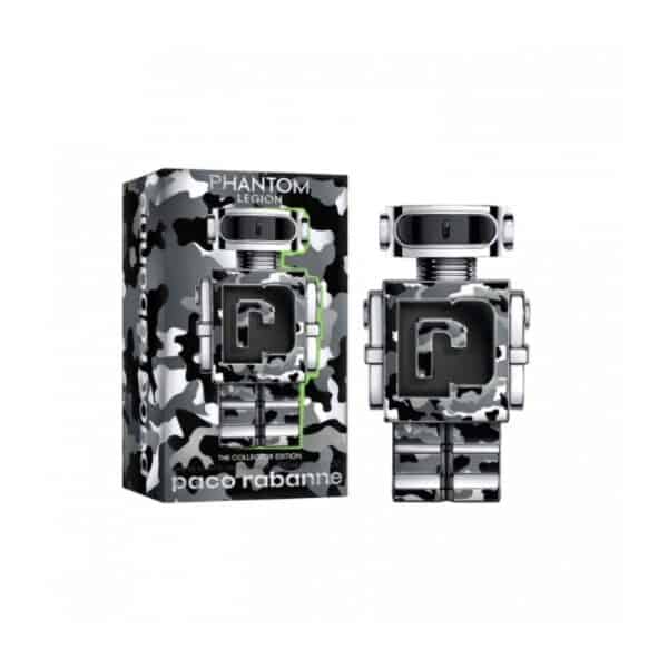 Paco Rabanne Phantom Legion EDT 100ml perfume with robot-inspired design.