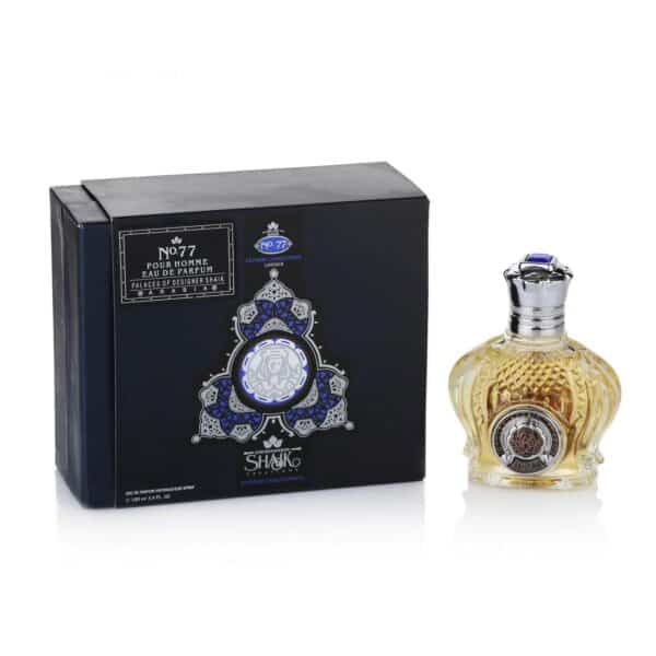 Luxurious Shaik 77 Extreme Concentrate EDP 100ml perfume bottle with elegant packaging.