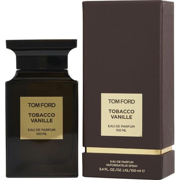TOM FORD Tobacco Vanille perfume bottle with packaging.