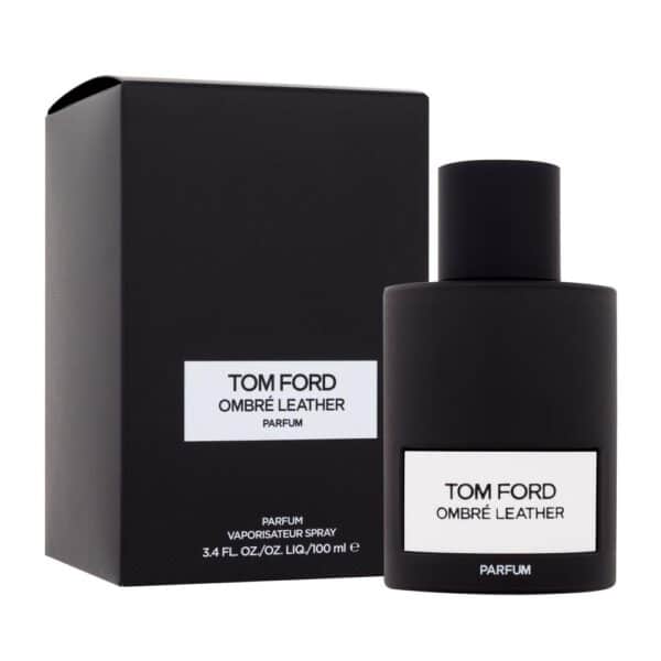 Tom Ford Ombre Leather 100ml perfume bottle with packaging.