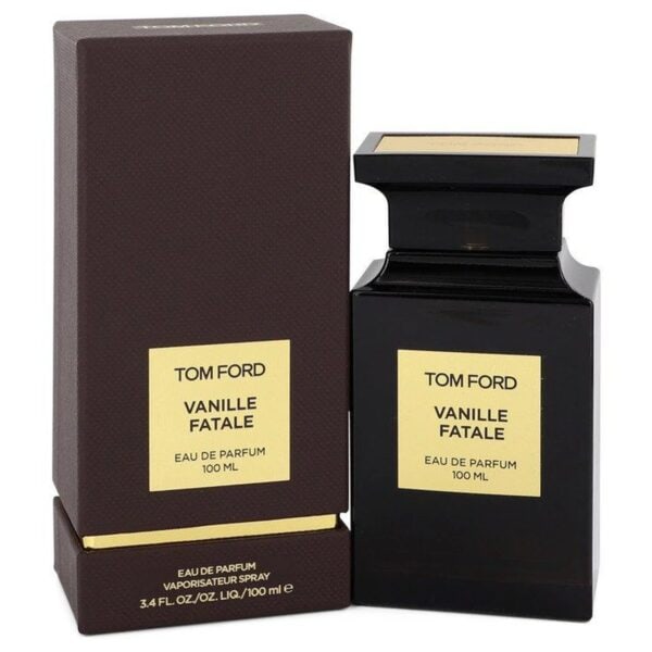 Luxury fragrance bottle for Tom Ford Vanille Fatale Eau de Parfum, 100ml.