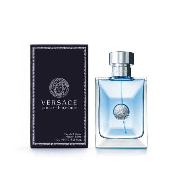 Versace Pour Homme EDT 100ml men's fragrance with elegant design.