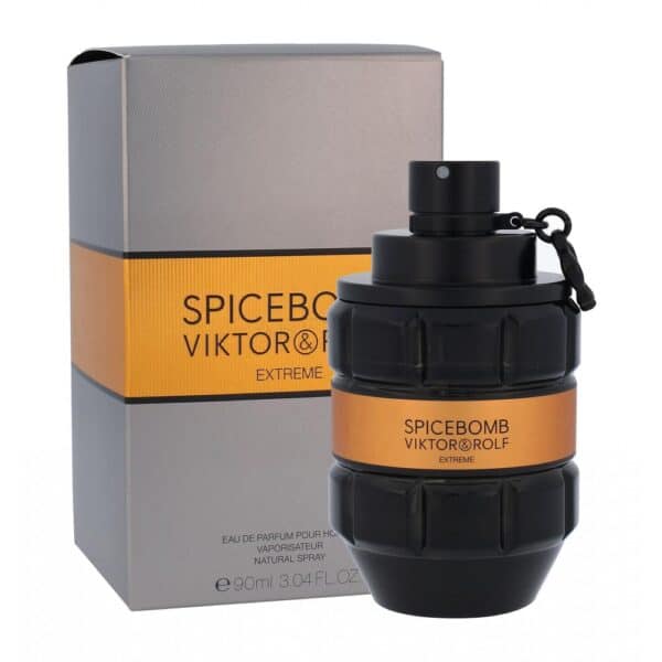 Viktor & Rolf Spicebomb Extreme perfume bottle with packaging.