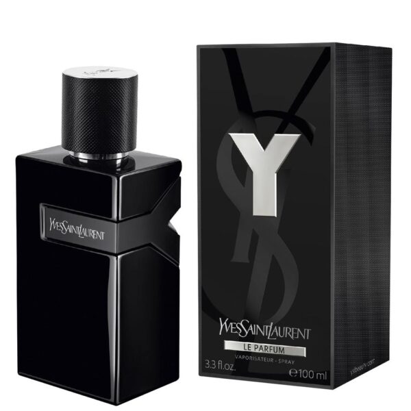 Yves Saint Laurent Y Le Parfum EDP 100ml bottle and box, luxury fragrance for men.