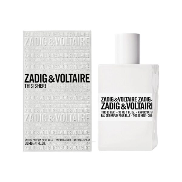Zadig & Voltaire This Is Her EDP perfume 100ml, elegant fragrance for women.