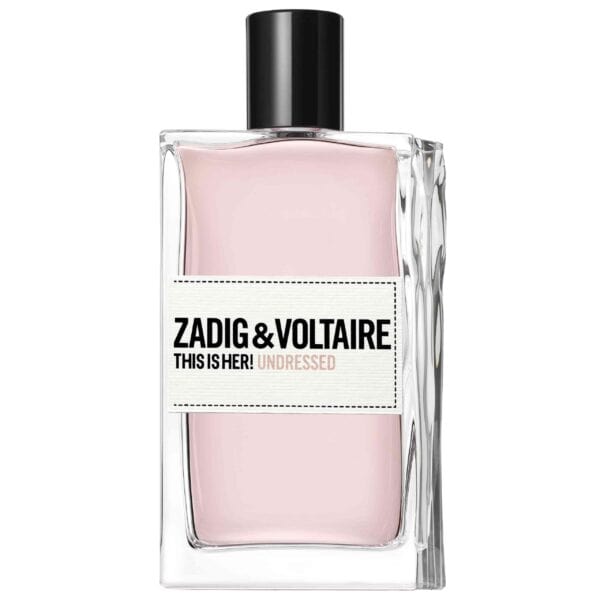 Zadig & Voltaire This Is Her Undressed EDP perfume bottle, elegant and stylish fragrance for women.