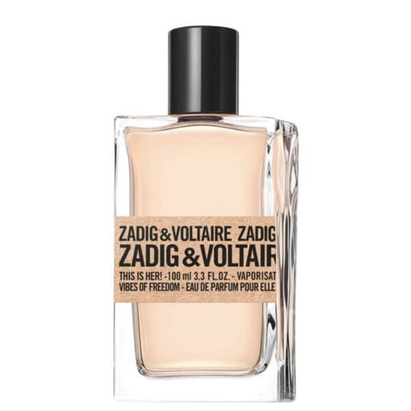 Zadig & Voltaire This Is Her Vibes of Freedom perfume bottle.