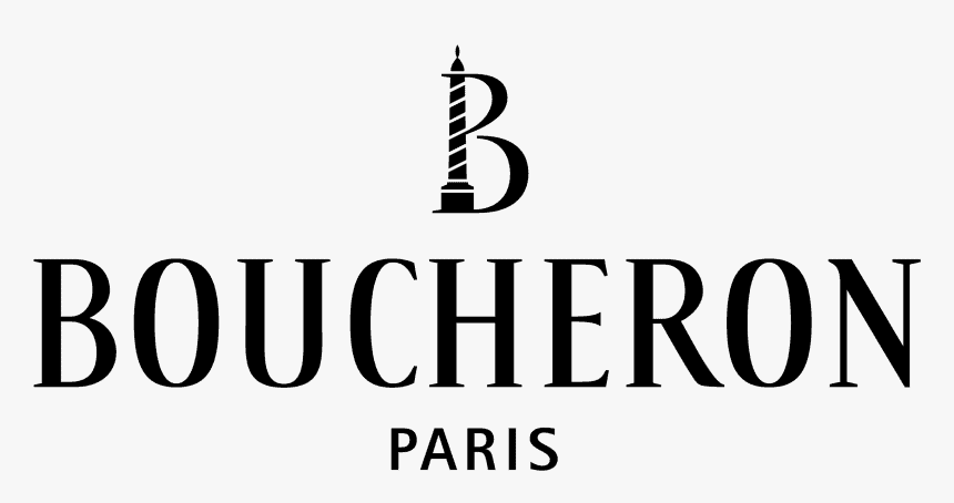 Boucheron Paris logo with iconic candle design and elegant typography.